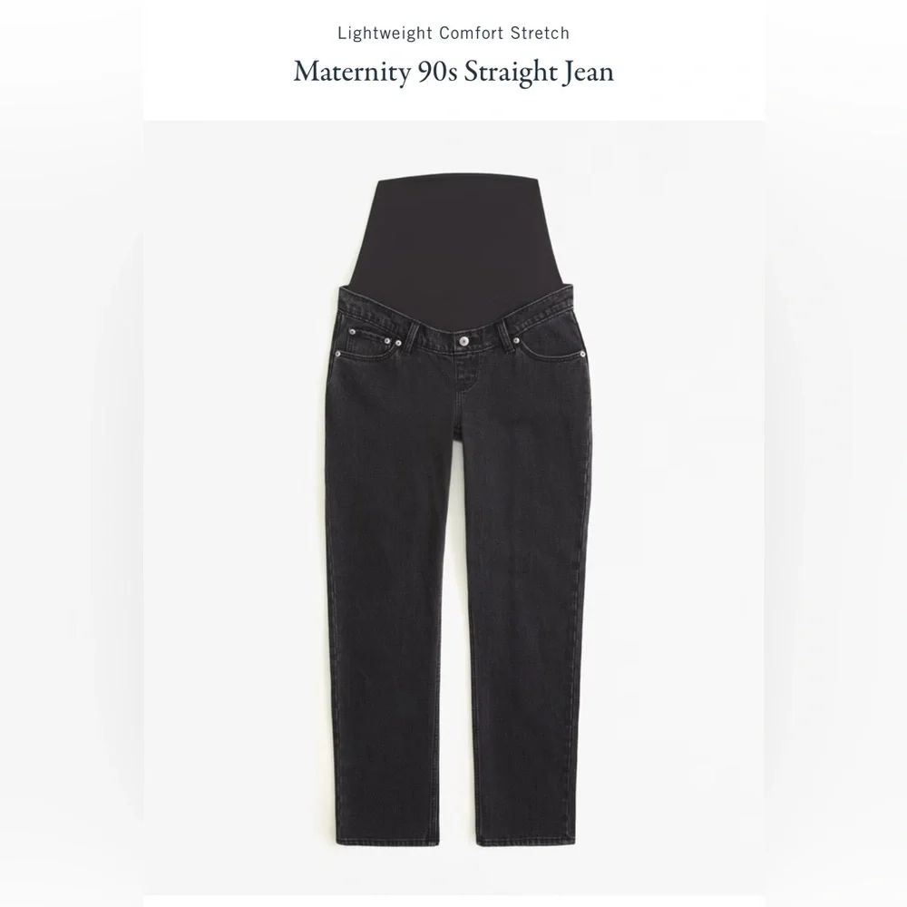 Abercrombie & Fitch Black Maternity Jeans - Picture 4 of 4